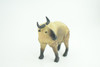 Takin, Cattle chamois, Gnu goat, Museum Quality, Educational, Hand Painted, Rubber, Realistic, Diorama, Toy, Kids, Gift,  4 1/2  Inches.  CH793 BB186