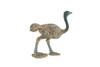 Emu, Museum Quality, Educational, Hand Painted, Realistic, Rubber, Flightless Bird native to Australia, Realistic, Diorama, Toy, Kids, Gift, 3 Inches. CH810 BB188