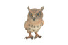 Great Horned Owl, Museum Quality, Educational, Hand Painted, Realistic, Rubber, Bird, Realistic, Diorama, Toy, Kids, Gift, 4 1/2 Inches. CH811 BB189