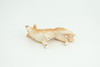 Golden Retriever Dog, Very Nice Quality, Hand Painted, Educational, Rubber Canine, Realistic, K9, Diorama, Toys, Kids, Gift,   2 1/2 Inches.  CH812 BB189