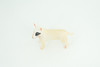 Bull Terrier Dog, Male, Very Nice Quality, Hand Painted, Educational, Rubber Canine, Realistic, K9, Diorama, Toys, Kids, Gift,   3 Inches.  CH814 BB189 