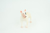 Bull Terrier Dog, Male, Very Nice Quality, Hand Painted, Educational, Rubber Canine, Realistic, K9, Diorama, Toys, Kids, Gift,   3 Inches.  CH814 BB189 