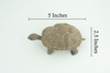 Tortoise, Museum Quality, Educational, Hand Painted, Rubber, Galapagos Giant Tortoise, Realistic Reptile, Diorama, Toy, Kids, Gift, 5 Inches. CH818 BB189