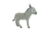 Donkey Baby, Hand Painted, Museum Quality, Educational, Rubber Animal, Donkey foal, Very Realistic, Diorama, Toy, Kids, Gift, 3 Inches. CH820 BB189