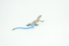 Blue-Tailed Skink, Lizard, Museum Quality, Hand Painted Reptiles, Educational, Rubber Reptile, Realistic, Diorama, Toys, Kids, Gift,    5 Inches. CH824 BB194