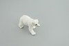 Polar Bear Cub, Baby, Walking, Museum Quality, Educational, Hand Painted, Rubber Animal, Realistic, Diorama, Toy, Kids, Gift,   3  Inches.  CH827 BB194