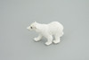 Polar Bear Cub, Baby, Walking, Museum Quality, Educational, Hand Painted, Rubber Animal, Realistic, Diorama, Toy, Kids, Gift,   3  Inches.  CH827 BB194