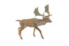 Fallow Deer, Museum Quality, Educational, Hand Painted, Realistic, Rubber Animal, Realistic, Diorama, Toy, Kids, Gift, 4 1/2 Inches. CH829 BB194