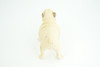 Bulldog, English Bulldog, British, White, Rubber Canine, Hand Painted, Educational, Realistic, K9, Diorama, Figure, Model, Replica, Toys, Kids, Gift, 5 Inches. CH834 BB195