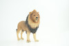 Lion, Male, King of the jungle, Museum Quality, Educational, Hand Painted, Rubber Animal, Realistic, Diorama, Toy, Kids, Gift,   5  Inches.  CH837 BB195  