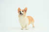Corgi Dog, Pembroke Welsh Corgi, Museum Quality, Hand Painted, Educational, Rubber Canine, Realistic, K9, Toys, Kids, Gift,   4 1/2 Inches.  CH840 BB196