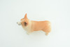 Corgi Dog, Pembroke Welsh Corgi, Museum Quality, Hand Painted, Educational, Rubber Canine, Realistic, K9, Toys, Kids, Gift,   4 1/2 Inches.  CH840 BB196