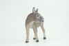 Donkey, Hand Painted, Museum Quality, Educational, Desert, Rubber Animal, Very Realistic Burro, Diorama, Toy, Kids, Gift,  4 Inches.  CH846 BB197 