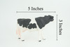 Holstein Dairy Cow, Educational, Hand Painted, Museum Quality, Realistic, Rubber Animal, Realistic, Diorama, Toy, Kids, Gift, 5 Inches. CH849 BB197