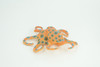Blue Ringed Octopus, Educational, Hand Painted, Museum Quality, Realistic, Rubber Animal, Realistic, Diorama, Toy, Kids, Gift,  4 1/2 Inches.  CH850 BB197 