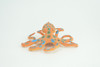 Blue Ringed Octopus, Educational, Hand Painted, Museum Quality, Realistic, Rubber Animal, Realistic, Diorama, Toy, Kids, Gift,  4 1/2 Inches.  CH850 BB197 