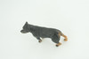 Rottweiler Dog, Educational, Museum Quality, Rubber Canine, Hand Painted, Educational, Realistic, K9, Diorama, Figure, Toys, Kids, Gift,  3 1/2  Inches. CH852 BB198