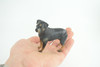 Rottweiler Dog, Educational, Museum Quality, Rubber Canine, Hand Painted, Educational, Realistic, K9, Diorama, Figure, Toys, Kids, Gift, 3 1/2 Inches. CH852 BB198
