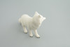 Arctic White Fox, Snow Fox, Hand Painted, Museum Quality, Educational, Rubber Animal, Very Realistic Fox, Diorama, Toy, Kids, Gift,   5 Inches.  CH855 BB198  