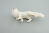 Arctic White Fox, Snow Fox, Hand Painted, Museum Quality, Educational, Rubber Animal, Very Realistic Fox, Diorama, Toy, Kids, Gift,   5 Inches.  CH855 BB198  