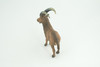 Alpine ibex Mountain Goat, Hand Painted, Museum Quality, Educational, Rubber Animal, Very Realistic Goat, Diorama, Toy, Kids, Gift,   3 1/2 Inches.  CH856 BB198  