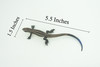 Lizard, Hand Painted, Reptiles, Educational, Museum Quality, Very Nice Rubber Reptile, Realistic 5 Striped Skink , Diorama, Toys, Kids, Gift, 5 1/2 Inches. CH867 BB199