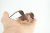Golden Eagle, Hand Painted, Museum Quality, Educational, Raptor, Realistic Bird of Prey, Rubber, Diorama, Toys, Kids, Gift, 5 Inches. CH871 BB199