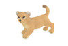  Mountain Lion, Puma Cub, Baby, Museum Quality, Hand Painted, Rubber Animal, Educational, Realistic, Figure, Toy, Kids, Replica, Gift, 2 Inches. CH874 BB199