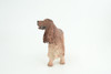 Cocker Spaniel Brown, Hand Painted, Educational, Museum Quality, Realistic, Rubber Canine, K9, Diorama, Figure, Toys, Kids, Gift,  6  Inches. CH878 BB200