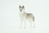 Siberian Husky Dog, Hand Painted, Educational, Museum Quality, Realistic, Rubber Canine, K9, Diorama, Figure, Toys, Kids, Gift,  3 1/2 Inches. CH900 BB202