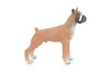 Boxer Dog, Hand Painted, Educational, Museum Quality, Realistic, Rubber Canine, K9, Diorama, Figure, Toys, Kids, Gift, 3 1/2 Inches. CH908 BB203