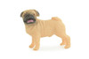 Pug Puppy Dog, Hand Painted, Educational, Museum Quality, Realistic, Rubber Canine, K9, Diorama, Figure, Toys, Kids, Gift, 1 3/4 Inches. CH917 BB204