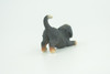 Bernese Mountain Dog, Puppy, Hand Painted, Educational, Museum Quality, Realistic, Rubber Canine, K9, Diorama, Figure, Toys, Kids, Gift,  1 3/4 Inches. CH918 BB204