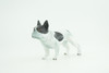 French Bulldog, Frenchie, Hand Painted, Educational, Museum Quality, Rubber Canine, K9, Realistic,  Diorama, Figure, Toys, Kids, Gift,  3 Inches. CH919 BB204