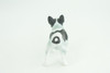French Bulldog, Frenchie, Hand Painted, Educational, Museum Quality, Rubber Canine, K9, Realistic,  Diorama, Figure, Toys, Kids, Gift,  3 Inches. CH919 BB204