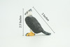 Harpy Eagle, Hand Painted, Educational, Museum Quality, Rubber Bird, Realistic, Raptor, Bird of Prey, Diorama, Toys, Kids, Gift, 3 Inches. CH924 BB204