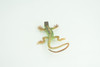 Lizard, Green Rock Lizard, Arribas, Museum Quality, Hand Painted, Rubber Reptile, Realistic Toy Figure, Model, Replica, Kids, Educational, Gift,     5 Inches.   CH929 BB204