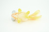 Goldfish, Bubble Eye, Museum Quality, Hand Painted, Rubber, Realistic Figure, Model, Replica, Toy, Kids, Educational, Gift,      3 Inches.      CH931 BB204