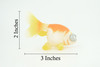 Goldfish, Bubble Eye, Museum Quality, Hand Painted, Rubber, Realistic Figure, Model, Replica, Toy, Kids, Educational, Gift, 3 Inches. CH931 BB204