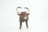 Water Buffalo, Brown, Museum Quality, Hand Painted, Educational, High Quality Rubber Cow, Realistic, Diorama, Toys, Kids, Gift,    5 1/2 Inches.  CH939 BB207 