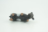 Tapir, Malayan tapir, Hand Painted, Museum Quality, Rubber Animal, Educational, Realistic Figure, Toy, Kids, Replica, Gift,    3 1/2 Inches.  CH941 BB207 