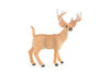  White-tailed Deer, Buck, Male, Museum Quality, Educational, Hand Painted, Rubber Animal, Realistic, Diorama, Toy, Kids, Gift, 4 Inches. CH943 BB208