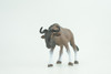Wildebeest, Museum Quality, Educational, Hand Painted, Rubber Animal, Realistic, Diorama, Very Nice Design, Toys, Kids, Gift,   5 Inches.  CH950 BB209 