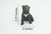 Sun Bear Cub, Sitting, Museum Quality, Educational, Hand Painted, Rubber Animal, Realistic, Diorama, Very Nice Design, Toys, Kids, Gift, 2 1/4 Inches. CH951 BB209