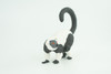 Black-and-white Ruffed Lemur, Museum Quality, Educational, Hand Painted, Rubber, Realistic, Diorama, Very Nice Design, Toys, Kids, Gift,   3 Inches.  CH953 BB209 