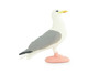  Seagull, Kittiwake, Hand Painted, Educational, Hard Rubber Bird, Realistic, Diorama, Very Nice Design, Toys, Kids, Gift, 1 1/2 Inches. CH956 BB209