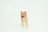 Shiba Inu Dog, Puppy, Museum Quality, Hand Painted, Educational, Very Nice Rubber Canine, Realistic, K9, Diorama, Toys, Kids, Gift,   2 1/4 Inches.  CH959 BB209