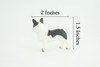 French Bulldog, Puppy, Bull Dog, Hand Painted, Educational, Museum Quality, Rubber Canine, K9, Realistic, Diorama, Figure, Toys, Kids, Gift, 2 Inches. CH960 BB209