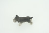 Schnauzer Dog Puppy, Hand Painted, Educational, Museum Quality, Rubber Canine, K9, Realistic, Diorama, Figure, Toys, Kids, Gift,  2 Inches.  CH961 BB209 