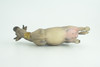 Brown Swiss Cow with Bell, Museum Quality, Educational, Hand Painted, Rubber Animal, Realistic, Diorama, Very Nice Design, Toy, Kids, Gift,  5  Inches.  CH963 BB210  